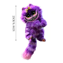 

2022 Lovely Legendary Elf Interesting Creature Purple Plush Toys Cat Baby Girl Salamander Plush Latex Doll Gift for Friend