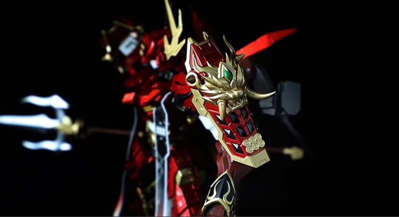 Аниме сплав Devil Hunter DH-02 MG 1/100 красный муша Санада Yukimura Gundam Ryuoumaru MB полная модель Фигурка Робот Игрушки
