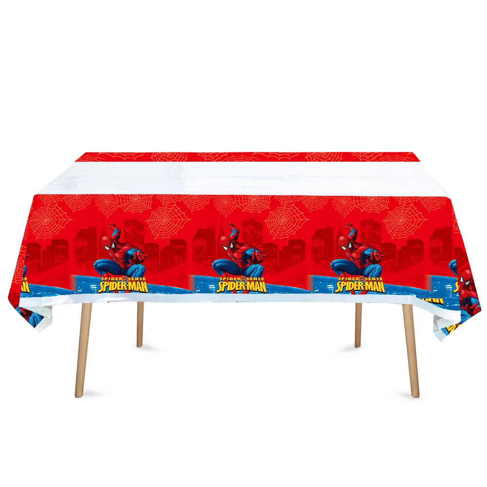 Tovaglia Spiderman tovaglia usa e getta SpiderMan tema bambini buon  compleanno forniture per feste decorazione tovaglia in plastica