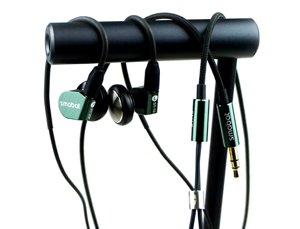 Smabat ST10 ST-10 ушной крючок для наушников Hi-Fi музыкальный металлический наушник Динамический драйвер Smabat флагманский наушник с разъемом MMCX кабель
