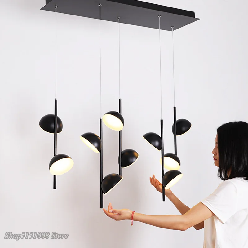 Подвесные светильники в скандинавском стиле современные простые светодиодные