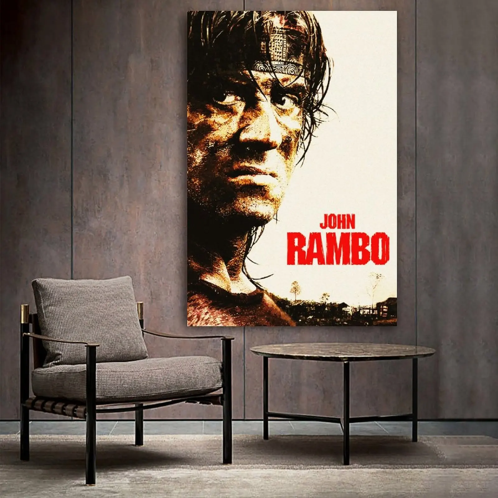 Плакат Rambo холст художественный плакат и настенный принт современный декор для