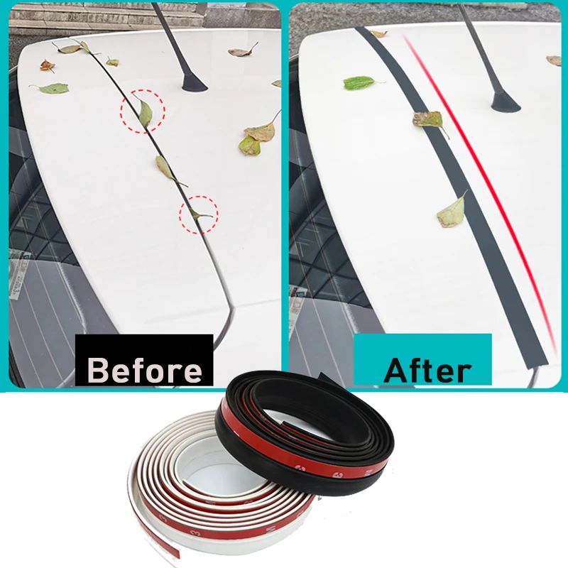 1.6m Car Seal Strips Dust-Proof Trunk Edge Sticker For Subaru Forester Impreza XV Lada vesta granta Haval f7 h6 Accessories