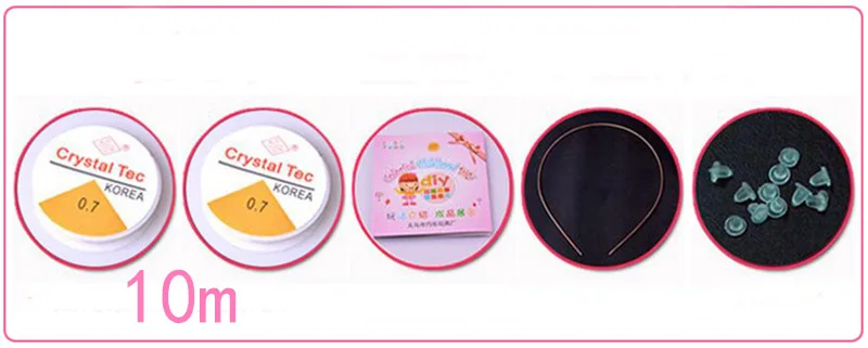 Children Bracelets for Girls Diy Toys for Children Handmade Necklace Girl Handmade Beading Headwear Interactive Toys for Kids