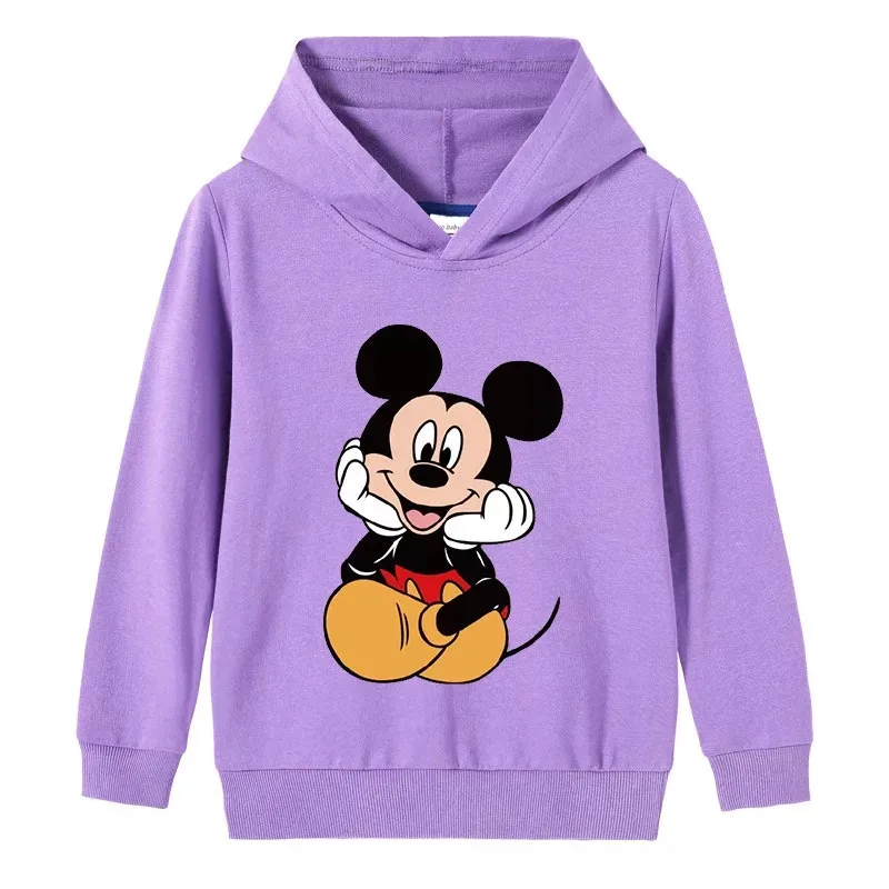 Disney с Микки Маусом для маленьких мальчиков принтом в виде мышки толстовки