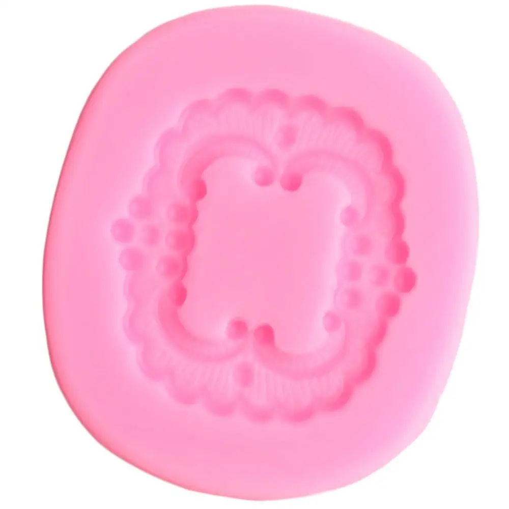 Cameo Frame Border Silicone Molds DIY Cupcake Topper Fondant Molds Cake Decorating Tools Candy Clay Chocolate Gumpaste Moulds