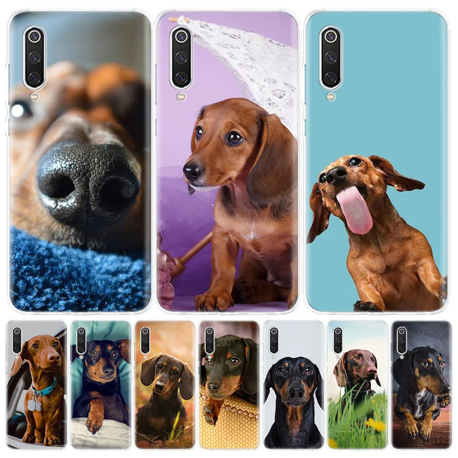 Чехол для телефона Dachshund Teckel Dackel Dog Для Xiaomi Note 10 Mi 11 9 8 CC9 5X 6X A1 A2 A3 9T 10T Lite Pro Poco F1 X3 NFC F3