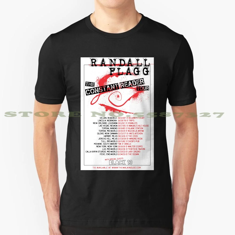 Randall Flagg World Tour-металлическая/Hardcore/стильная футболка в стиле панк для мужчин и