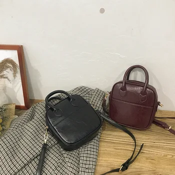 

Retro Small Hand Women's New Style Korean-style Fashion Bags Square Sling Bag High Grade Sense Western Style Shoulder D