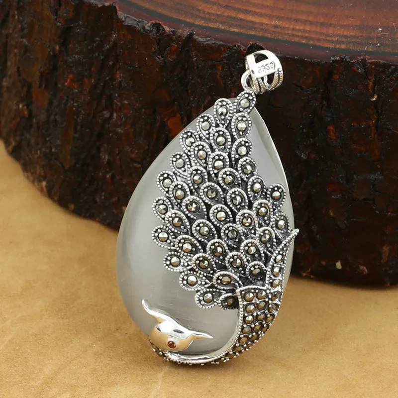 925 пробы Серебряный кулон ювелирные изделия ретро тайские серебряные мужские и