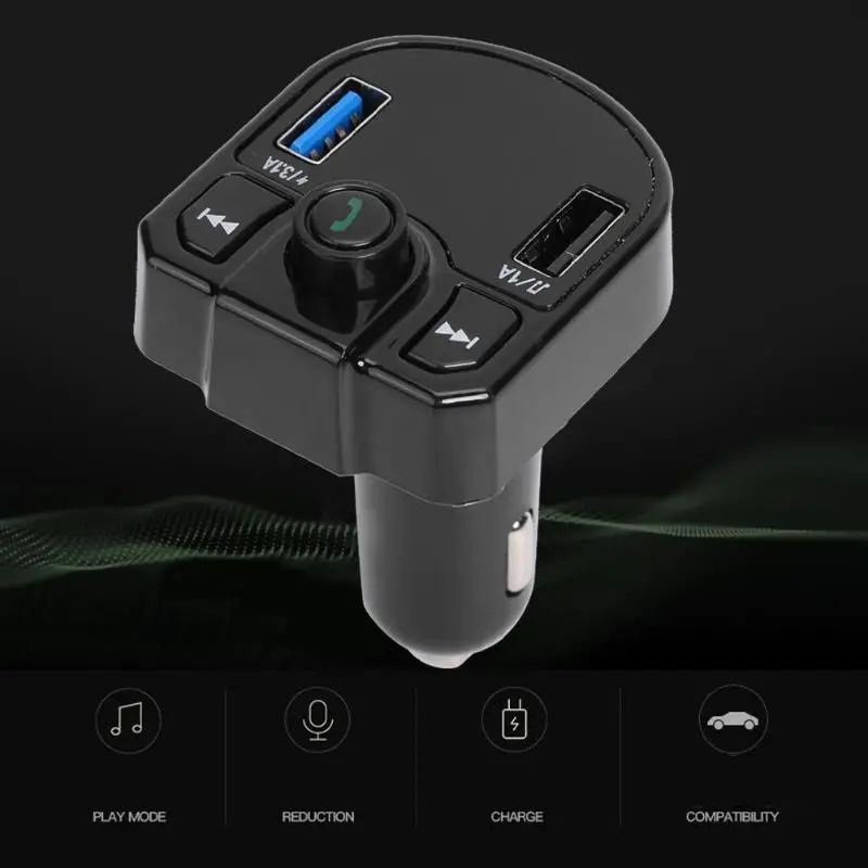 M9 беспроводной Bluetooth FM модулятор Handsfree lcd MP3-плеер 5 V/3.1A автомобильное зарядное устройство автоматически переключается в режим Hands-free