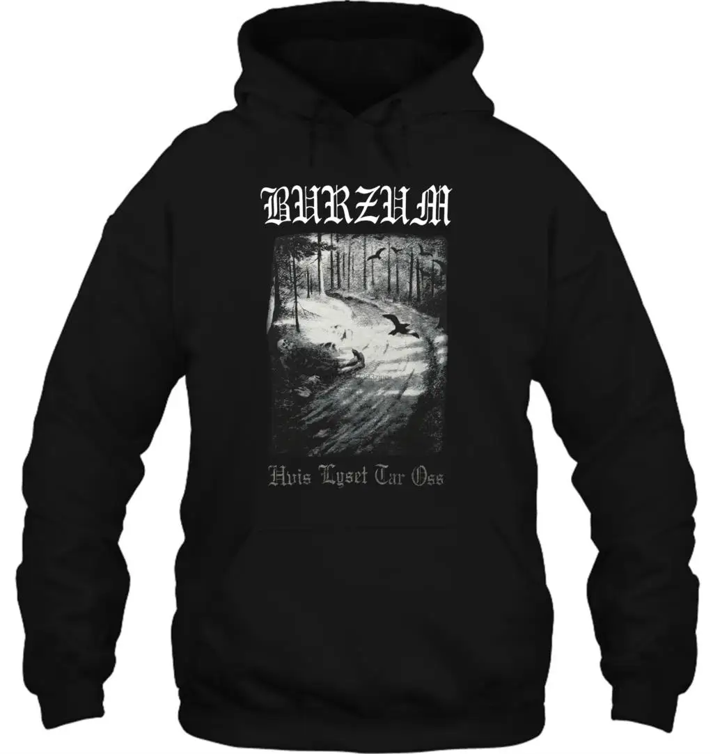 Мужская толстовка Burzum Мужская Hvis Lyset Tar Oss черная забавная женская уличная одежда