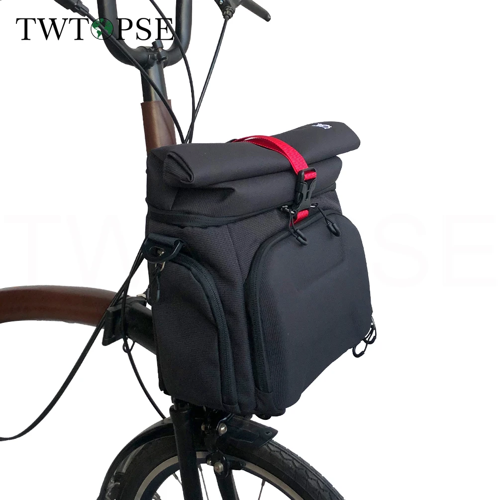 Twtopse Cycling Bike Camera O Bag Per Brompton Dahon Java 3Sixty Pikes Bicicletta Pieghevole Spalla Copertura Antipioggia Borsa Accessori