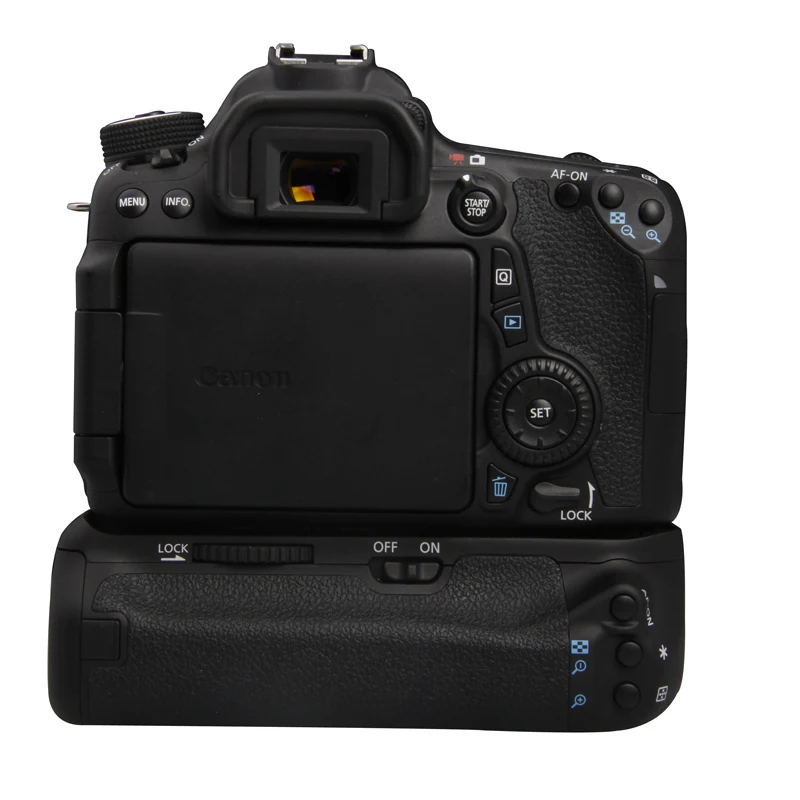 Andoer Вертикальная камера батарея держатель для Canon EOS 70D/80D DSLR камера совместимость 2* LP-E6 батарея ручки управления
