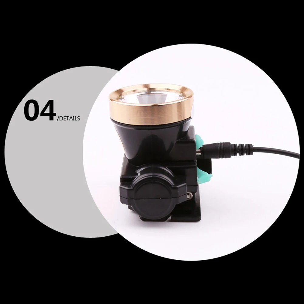 Decorative Flashlight USB Rechargeable Practical Adjustable Portable Hiking Waterproof Protective Charger Headlight Led Night