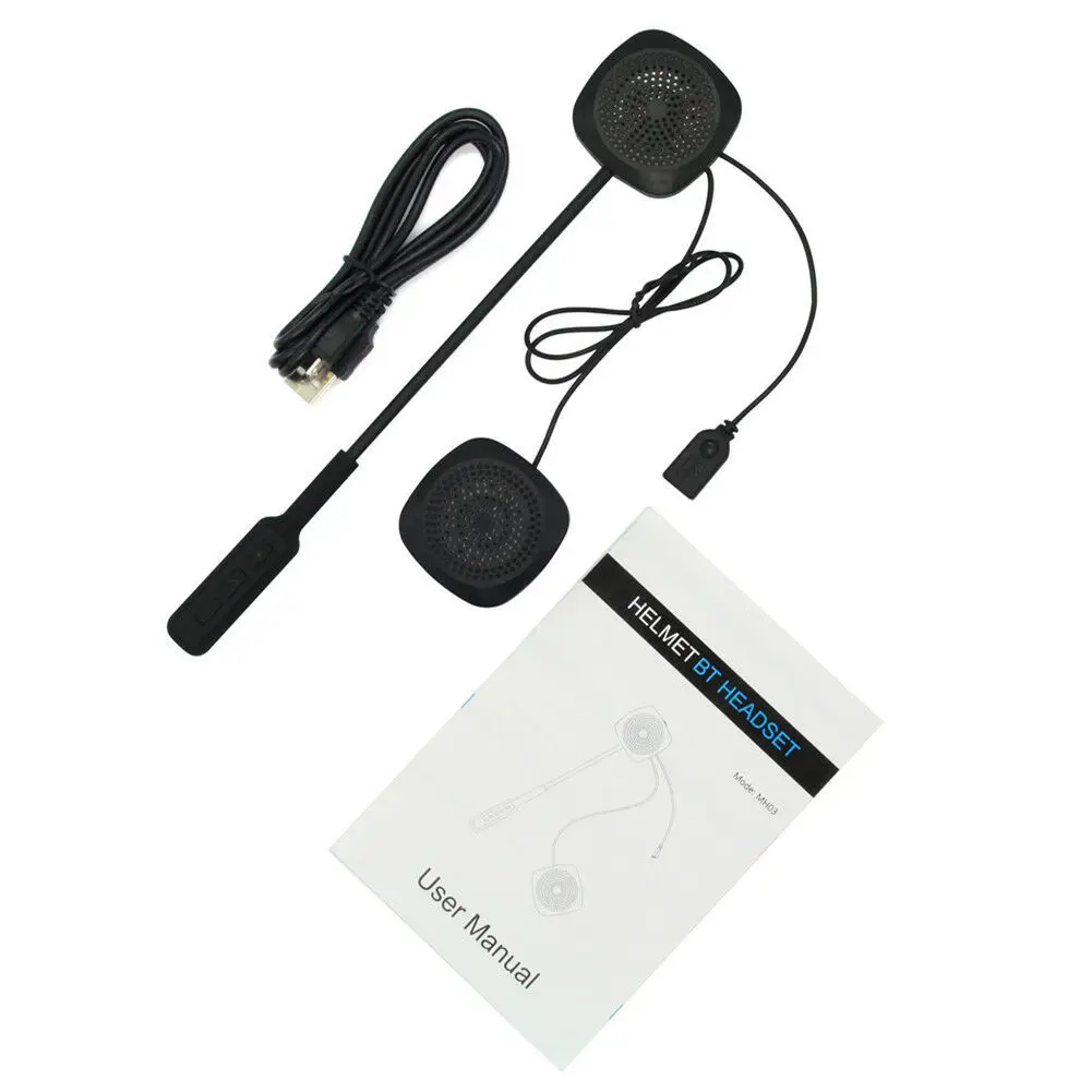 Шлем домофон мотоциклетная гарнитура беспроводная Bluetooth динамик музыка для MP3 MP4