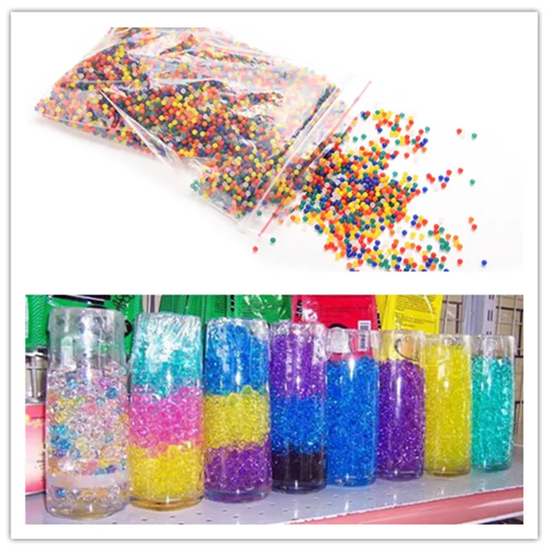 Гидрогелевые бусины в форме жемчуга 1000 шт./пакет большой зеленый бонсай