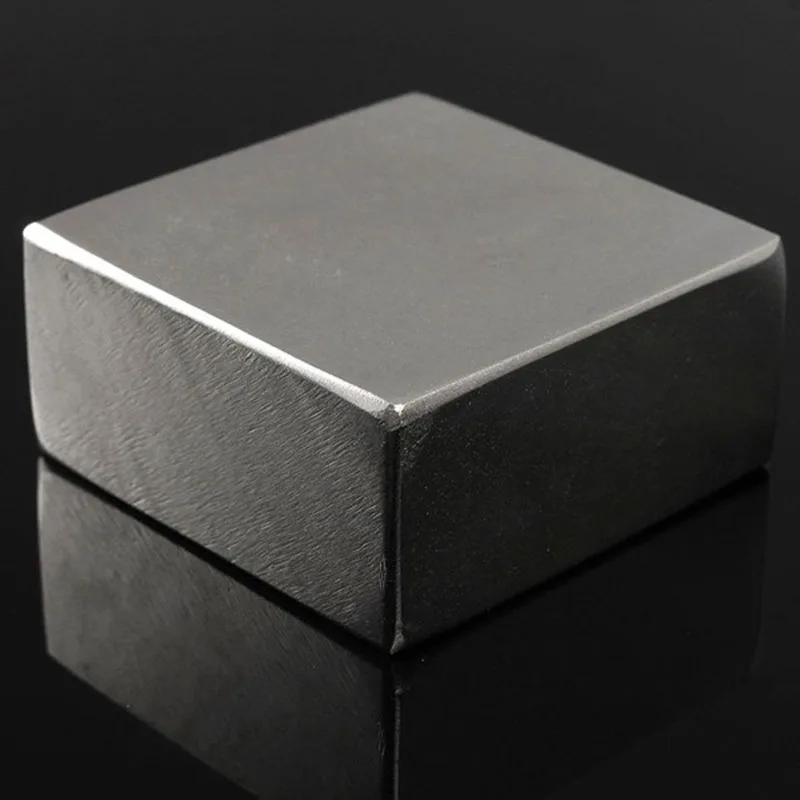2 Pack 40X40X20Mm Big Neodymium Square Block Rare Earth Magnet Strongest N52 Grade