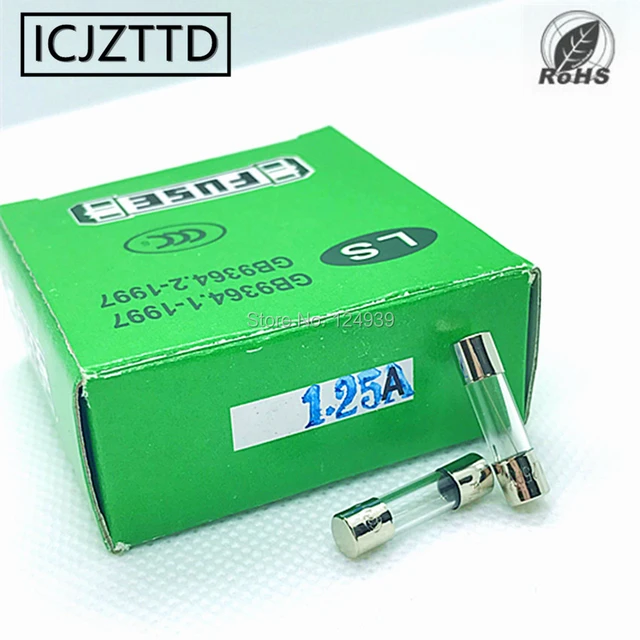 100pcs 250v 1.25a 1.5a 3.15a 6.3a 5x20 F1.25a F1.5a Fast Blow Glass Fuses  F6.3a F3.15a 5*20 5mm*20mm 5*20mm Insurance Tube Ccc - Fuses - AliExpress
