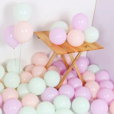 14 Macaroon 50~ 100 шт./пакет 10in латексных воздушных шаров с 33 Цвета надувные свадебные украшения воздушный шар с надписью "Happy Birthday" Вечерние материалы воздушных шаров - Цвет: 14 Macaroon