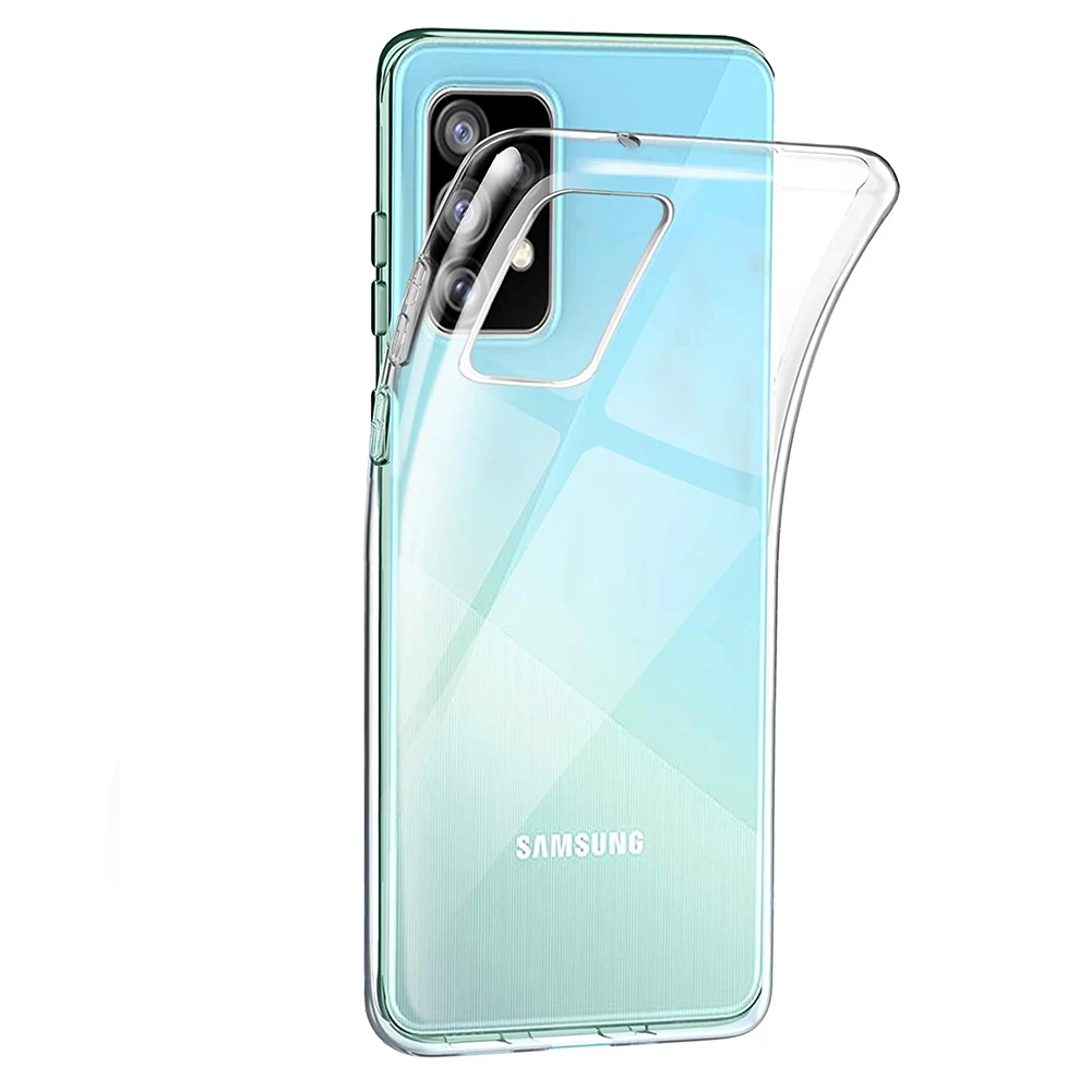 best galaxy s22 ultra case Clear Silicone Soft Phone Case For Samsung Galaxy A72 A52 A32 A22 A12 A71 A51 A41 A31 A70 A50 A30 A20 Ultra Thin Fundas Coque galaxy s22 ultra leather case