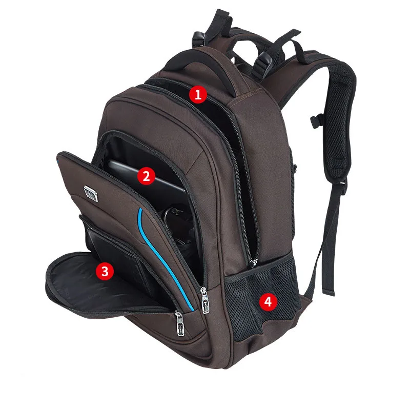 Мужской рюкзак на плечо школьный ранец для учеников старших классов деловой