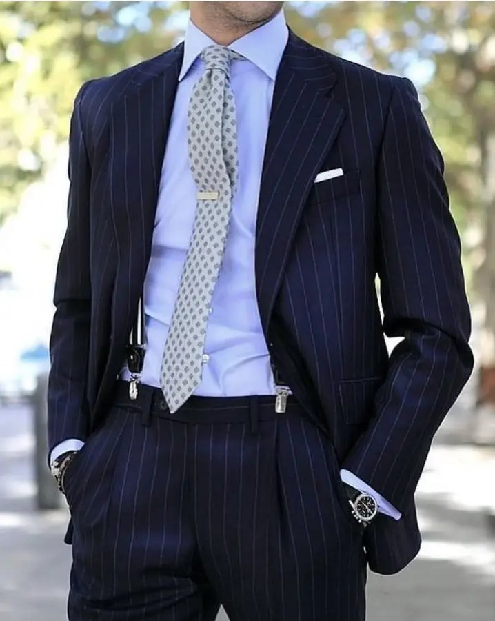 Blazer Men Suits 2 Pcs(jacket+pants 
