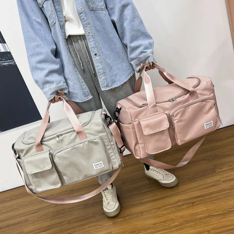 Нейлоновые сумки для спортзала модные вместительные чемоданы сухого и влажного