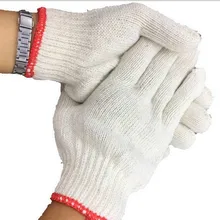 24 пар/упак. пар увеличивают длину 900 износостойкие и прочная пряжа перчатки высокого качества хлопчатобумажная пряжа защитные перчатки