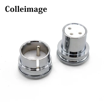 

Hifi Rhodium plated Protective Cover Gilded Covers Dust Cap Shielded Anti-oxidation RCA Shielding jack socket protect cover caps