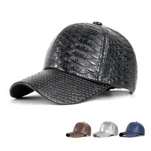 Модная классическая Кепка из крокодиловой кожи, кепка, бейсболка, бейсболка для мужчин и женщин, хип-хоп кепка