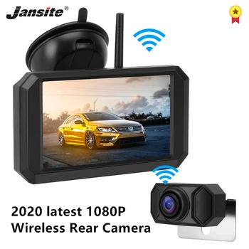 

Jansite 5 inch Car Monitor 1080P Wireless Backup Camera Reverse Rear View Camera Auto Parking Assistance Digital signal Color