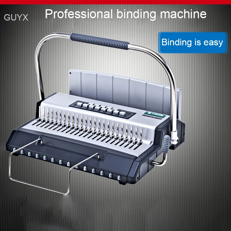 

Manual 2-in-1 harness binding machine and comb binding machine