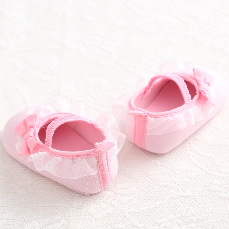 Babyshoes/Обувь для маленьких девочек от 0 до 1 лет; обувь принцессы с мягкой подошвой для малышей