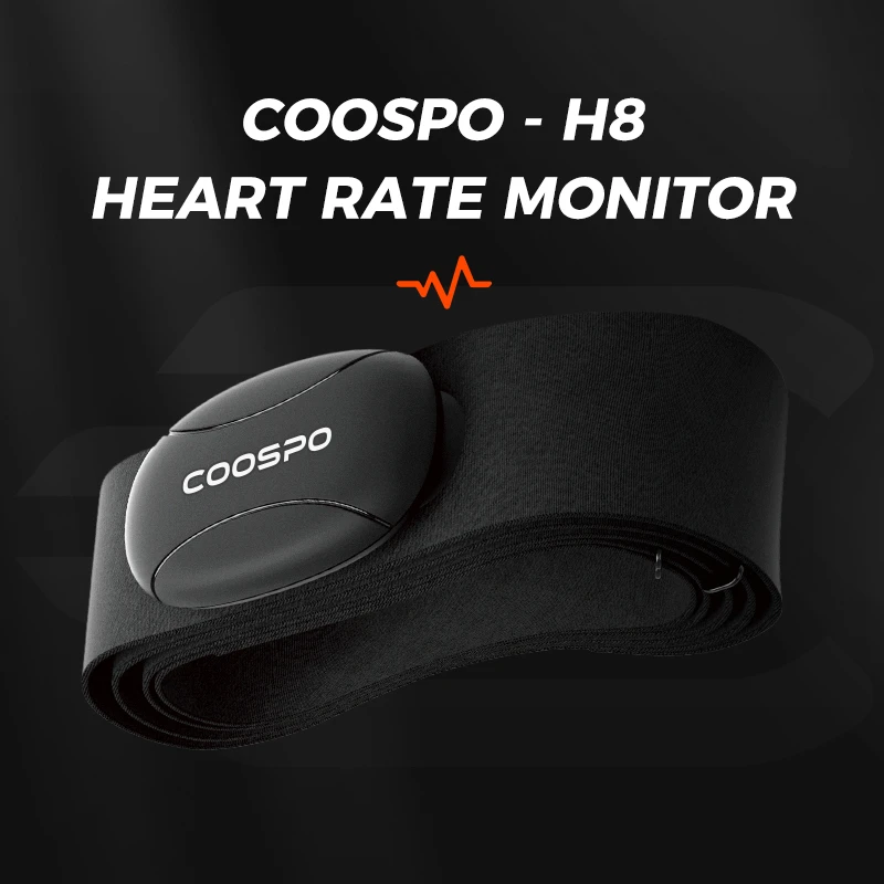Coospo H8 Chest Heart Rate Monitor Strap Bluetooth5.0 ANT+ Outdoor
