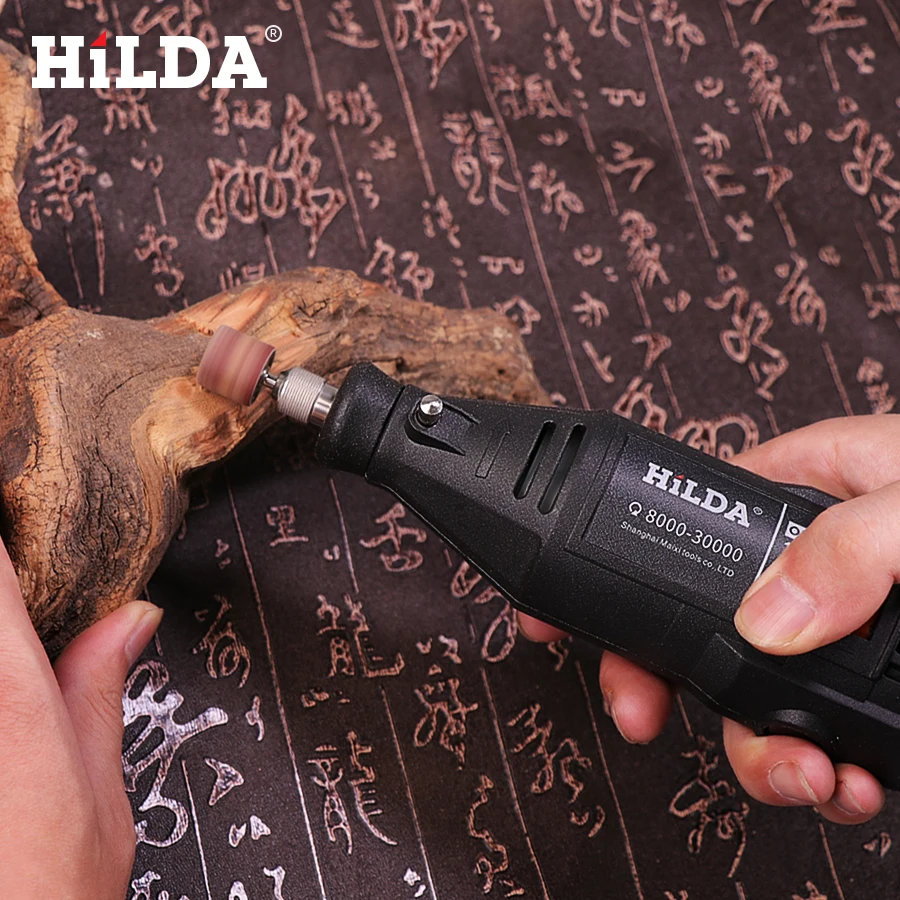 Небольшая электродрель HILDA электрическая дрель Dremel шлифовальные станки гравер Ручка измельчитель электрический мини-дрель Электрический Роторный инструмент шлифовальный станок Dremel аксессуары