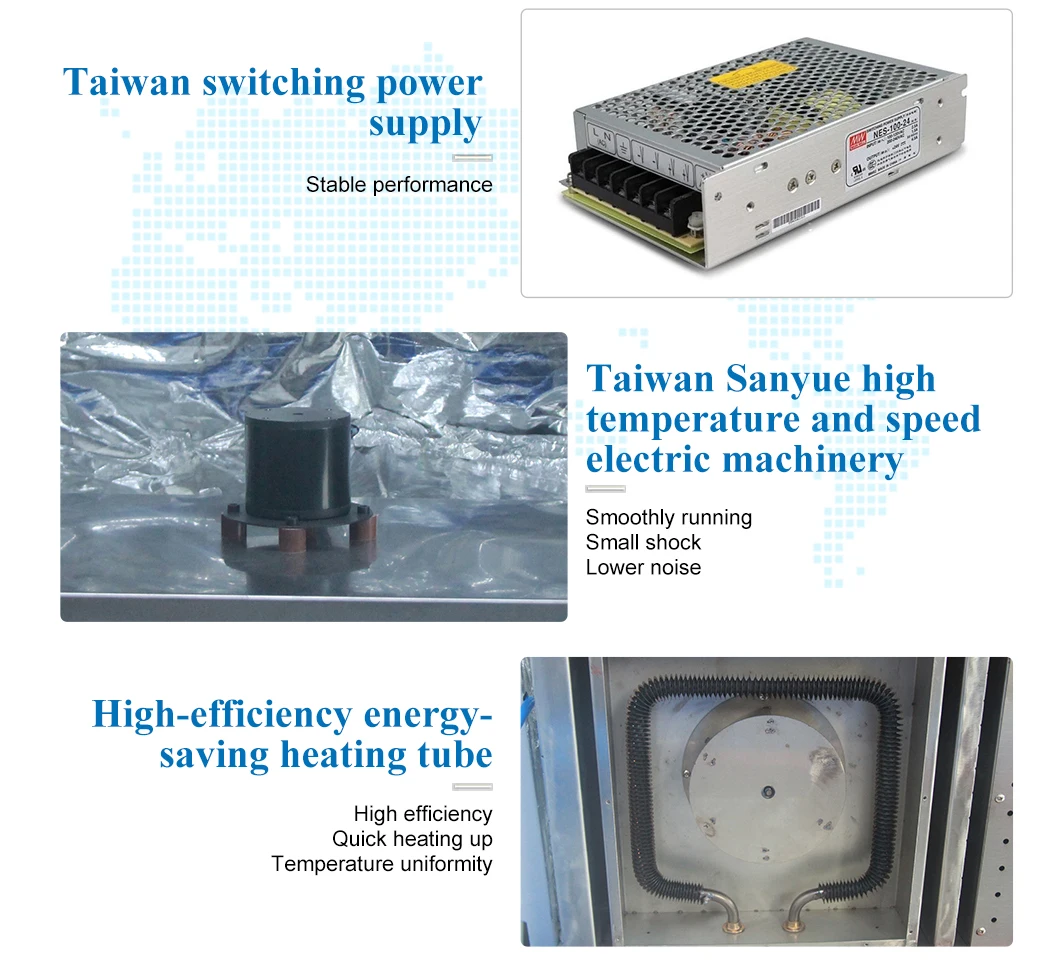 Anti corrosion Reflow Equipment/high heat efficiency SMT Reflow Oven/six zones hot wind reflow oven