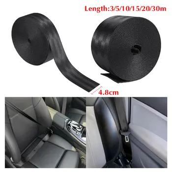 

Black 3-30M Car Seat Belt Webbing Strap Thicken Modified Child Safety Belt 4.8cm Wide Nylon Car Sccessories Backpack Belts