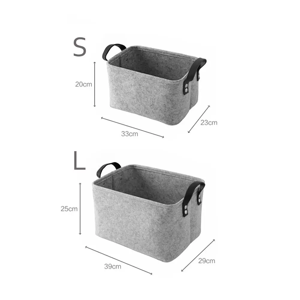 Корзина для белья из войлока складная корзина хранения грязная одежда держатель