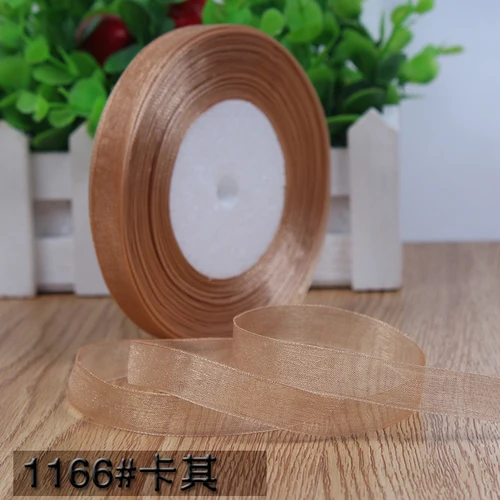 Elegant 45m Organza Satin Ribbon Roll for DIY Crafting and Gift Decoration