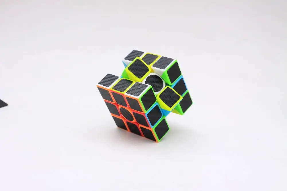GloryStar Z-Cube 3x3 скоростной кубик, наклейка из углеродного волокна, гладкий Магический кубик, головоломка, головоломки