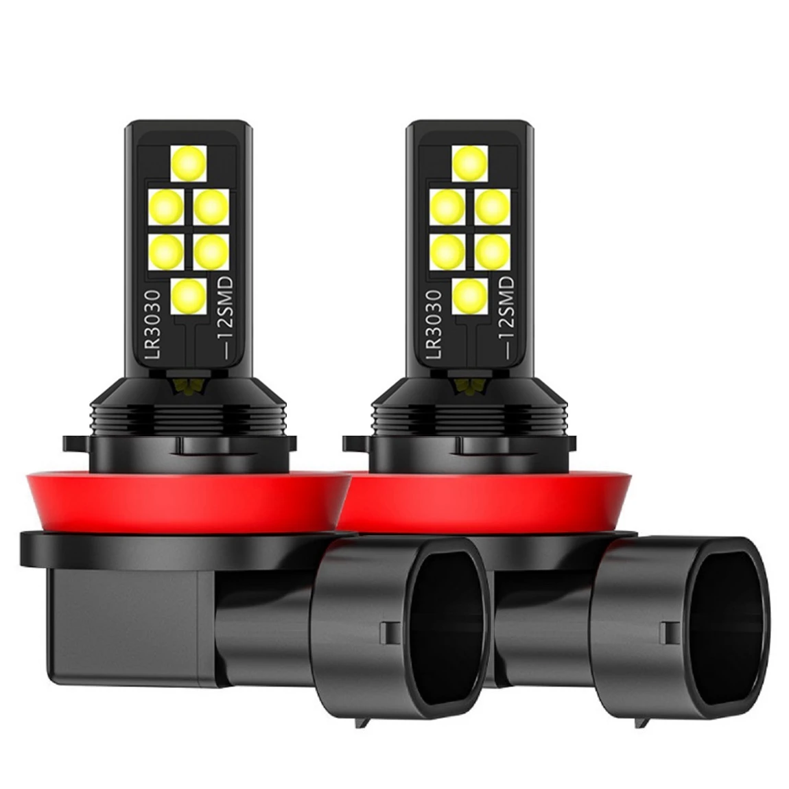 2 шт. H8 H11 HB4 9006 H9 H1 H3 H7 881 Противотуманные фары Cree Chip Светодиодный 1200LM Автомобильная