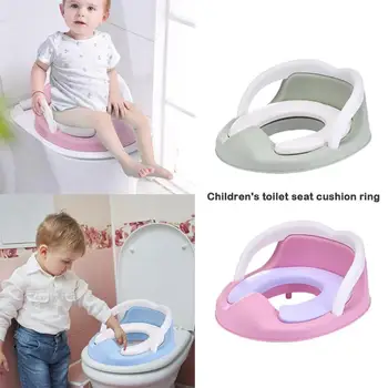 

Removable Baby Toilet Seat Pad Training Seat With Armrest Slip-proof Outdoor Travel Infant Kids Potty Seat Chair Cushion