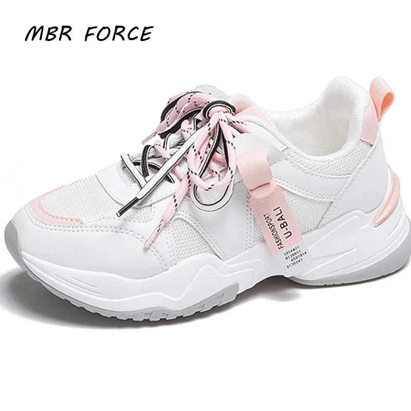 

MBR FORCE 2020 spring and autumn sneakers breathable high quality comfortable vulcanized shoes women's thick bottom sneakers