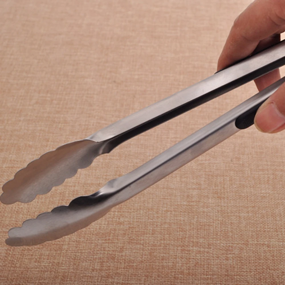 Food Clip BBQ Tongs Stainless Steel Kitchen Tools Multifunction Grill Tools stainless steel