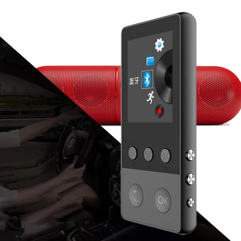 Металлический MP3-плеер Bluetooth Портативный Аудио без потерь HiFi музыкальный плеер MP4 спортивный Walkman с fm-радио, диктофон, электронная книга