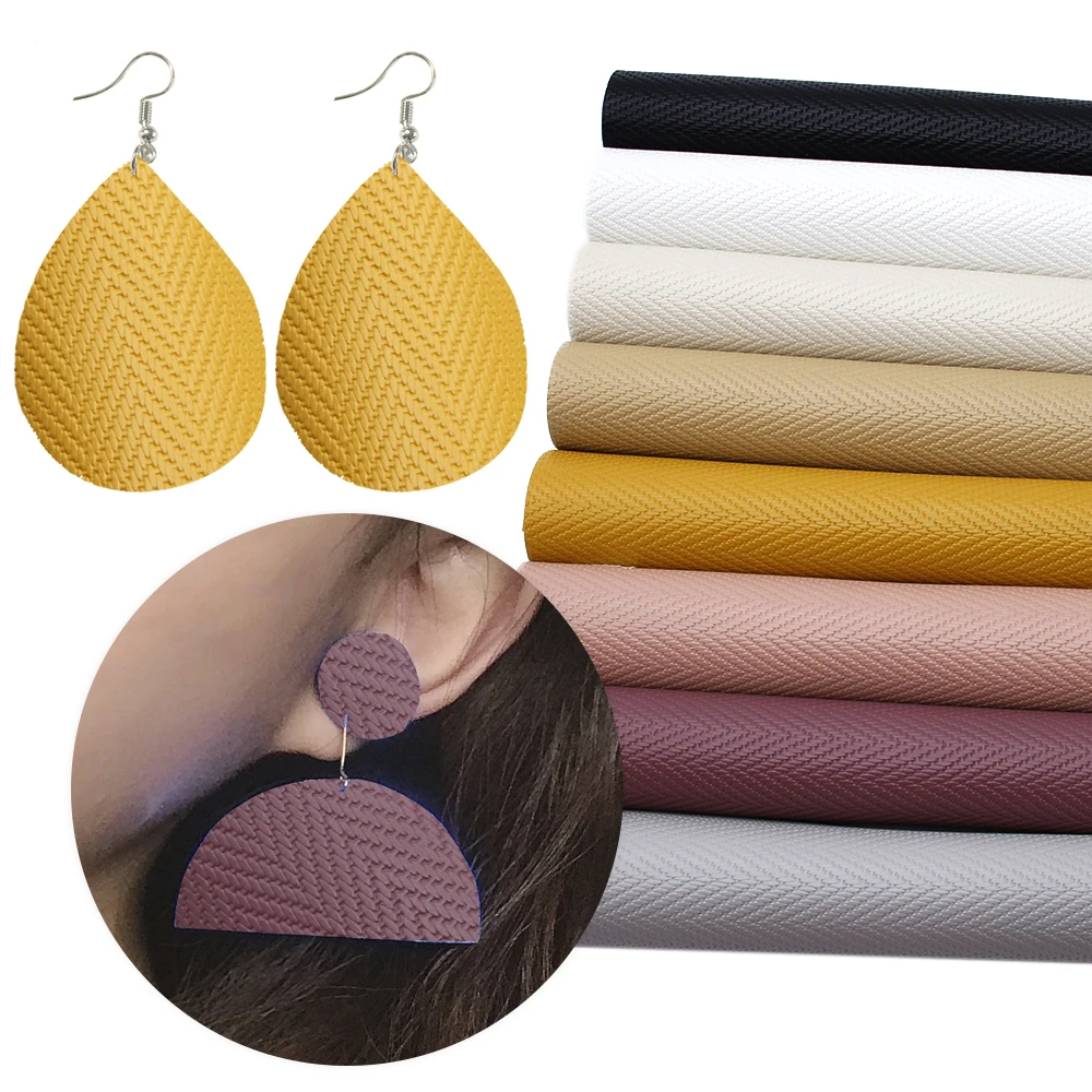 David accessories 20*34cm Bump Weave Fabric Synthetic Leather Patchwork Bag Shoes Handmade Phone Case DIY,1Yc8105