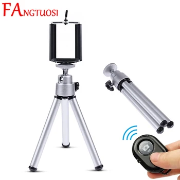 

FANGTUOSI Mini tripod extendable desktop mobile photography tripod With phone clip shutter remote control For iphone
