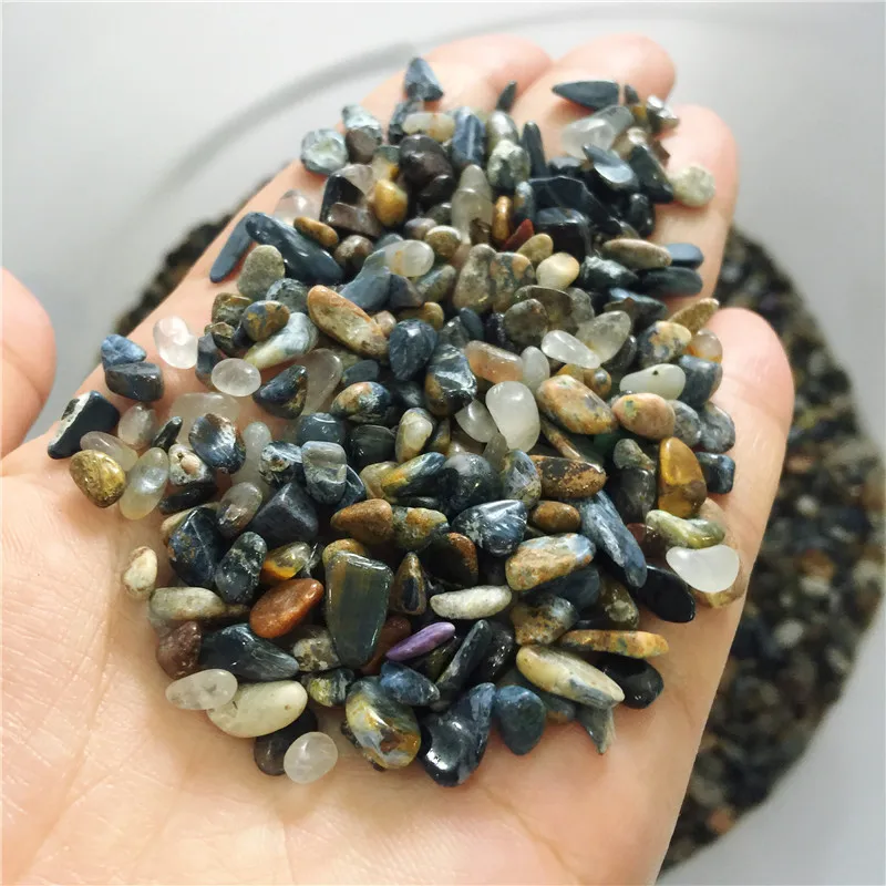 100g Genuine Namibia Pietersites Natural Stone Beads Peter Stone Gravel fish tank decoration