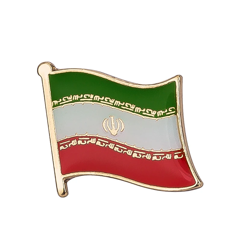 KS0203 Флаг значок брошь в виде флага Национальный флаг нагрудные булавки флаг страны булавки международные путешествия булавки коллекции - Цвет: KS0203